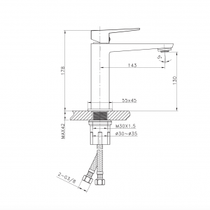 Mitigeur lavabo - Grafik – Image 7