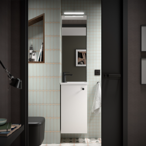 Meuble de salle de bain MARVILLE 1 porte - Vasque Miroir Applique – Image 2