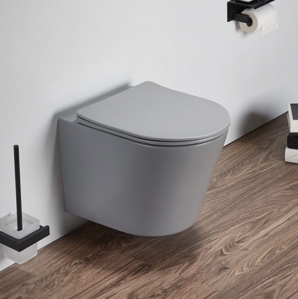 Pack WC suspendu Glamic Gris mat