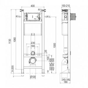 Bati wc autoportant evo 3/6l – Image 2