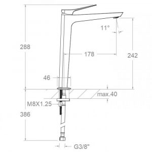 Prisma mitigeur lavabo XL – Image 2
